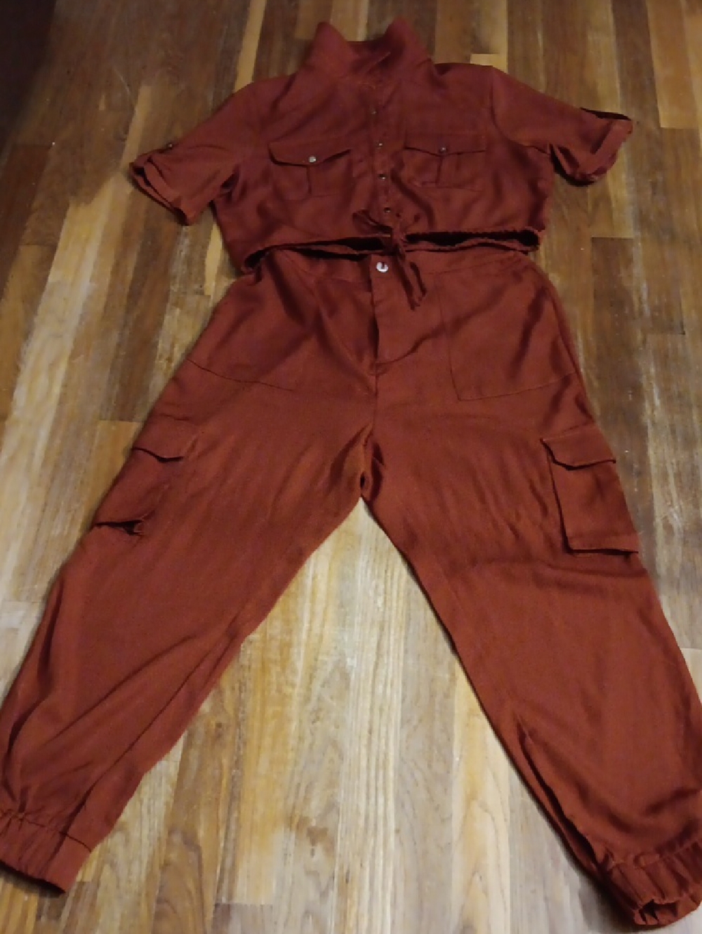 Rust Utility Cargo Jogger Set